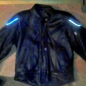 Leather coat mens